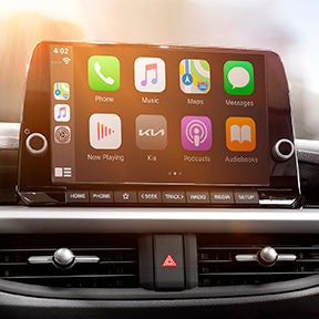 Radio touch de 8" con conectividad Apple Carplay y Android Auto