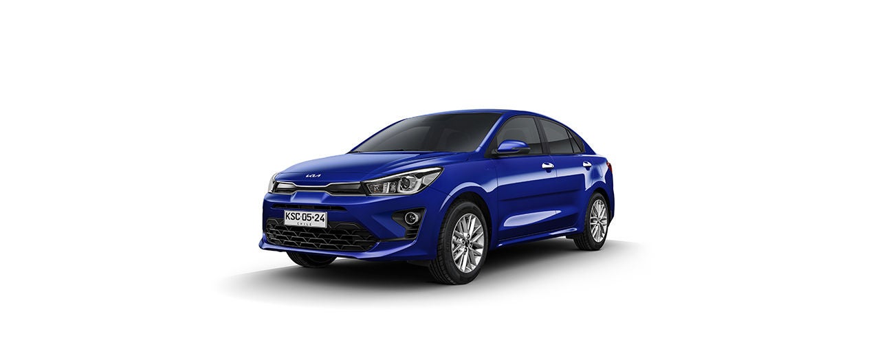 kia rio4 azul fuerte