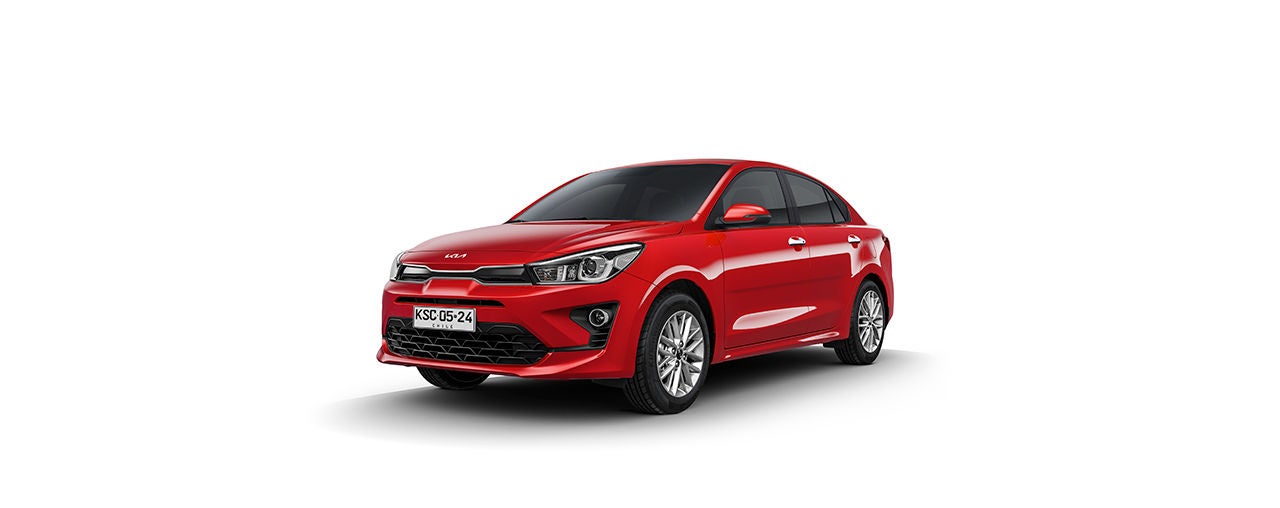 kia rio4 rojo bengala