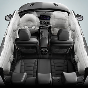 6 Airbags + Airbag de rodilla para el conductor
